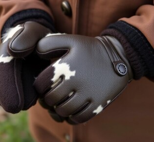 Краги из спилка крупного рогатого скота (КРС): практичный выбор для работы и быта