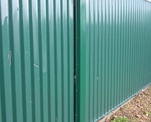 Заборы из профнастила: простой способ оградить свой мир