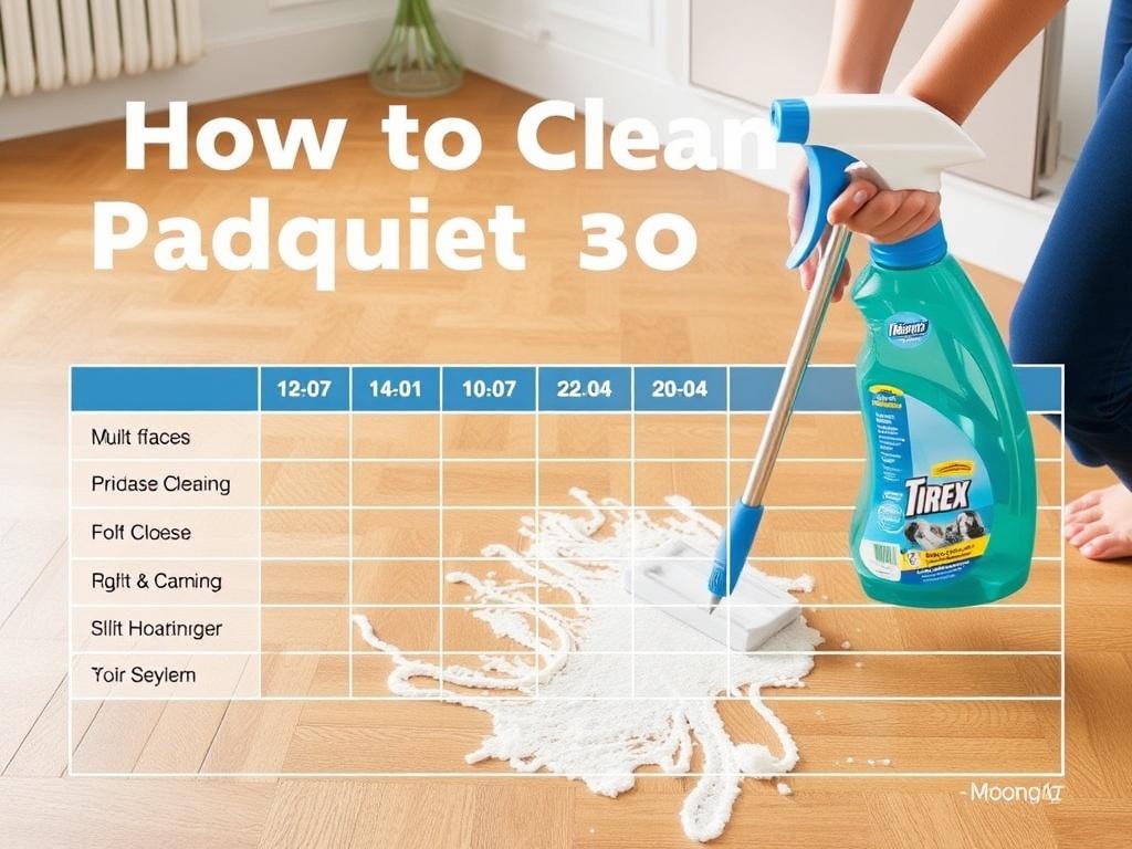     Cómo Limpiar los Suelos de Parqué y los Azulejos. Tabla de mantenimiento: frecuencia y tareas