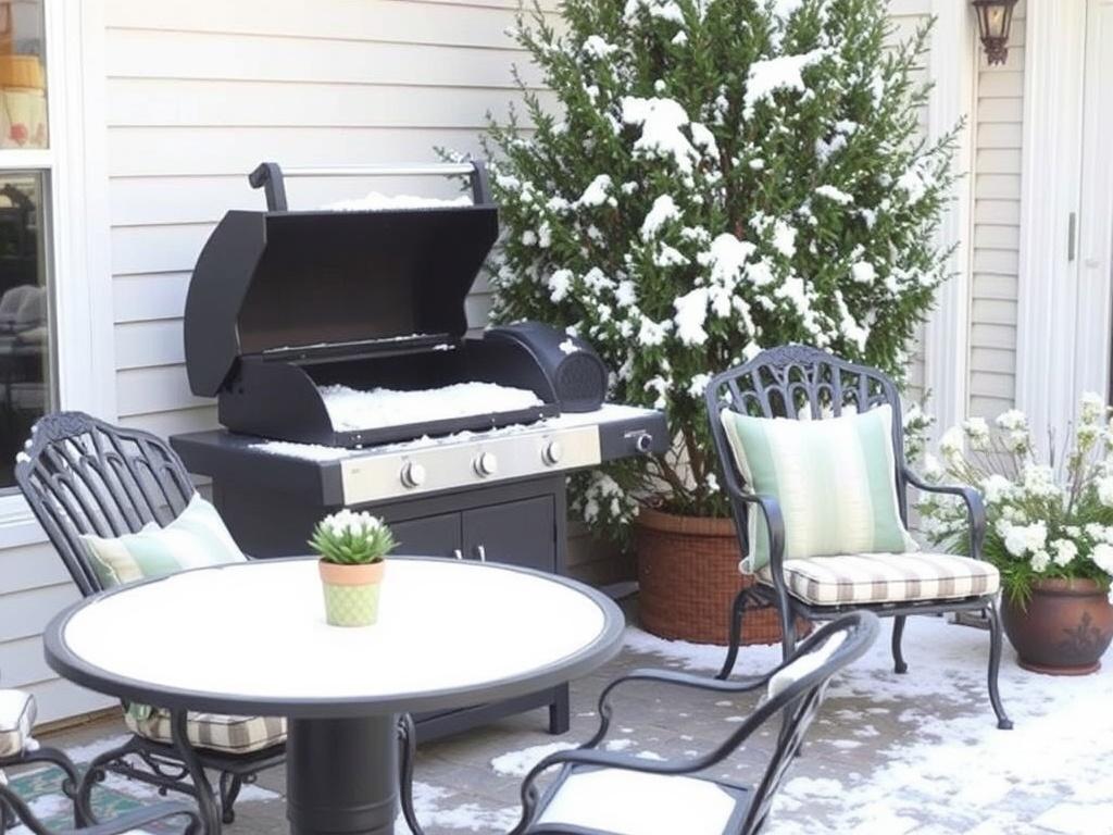     Den Grill und Gartenmöbel richtig überwintern. Coste aproximado: invertir o reparar