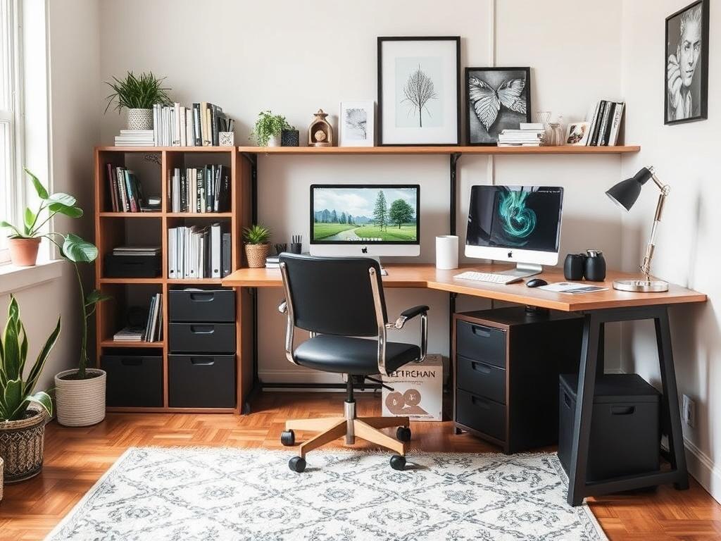     Ein Homeoffice einrichten, das produktiv macht. Quinto paso: organización física y digital — un sistema claro