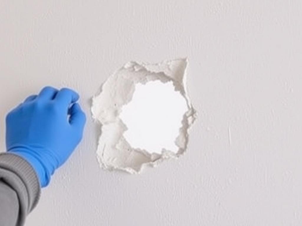     Réparer un trou dans un mur (placo® ou plâtre).. Grundlagen: Unterschied zwischen Placo® (Gipskarton) und Plâtre (Putz)