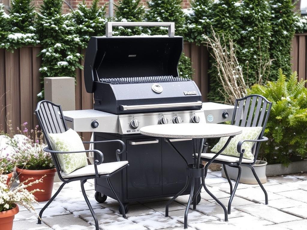     Den Grill und Gartenmöbel richtig überwintern. Mantenimiento mínimo durante el invierno: programa paso a paso
