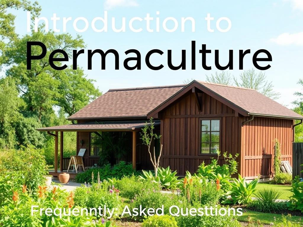     Introduction to Permaculture: Designing a Self-Sustaining Property. Preguntas frecuentes