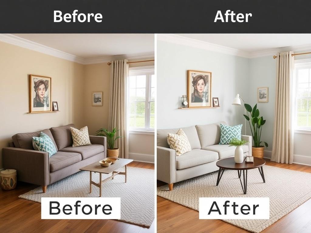     Cómo Decorar tu Casa con un Presupuesto Limitado. Ejemplos prácticos: antes y después en tres escenarios