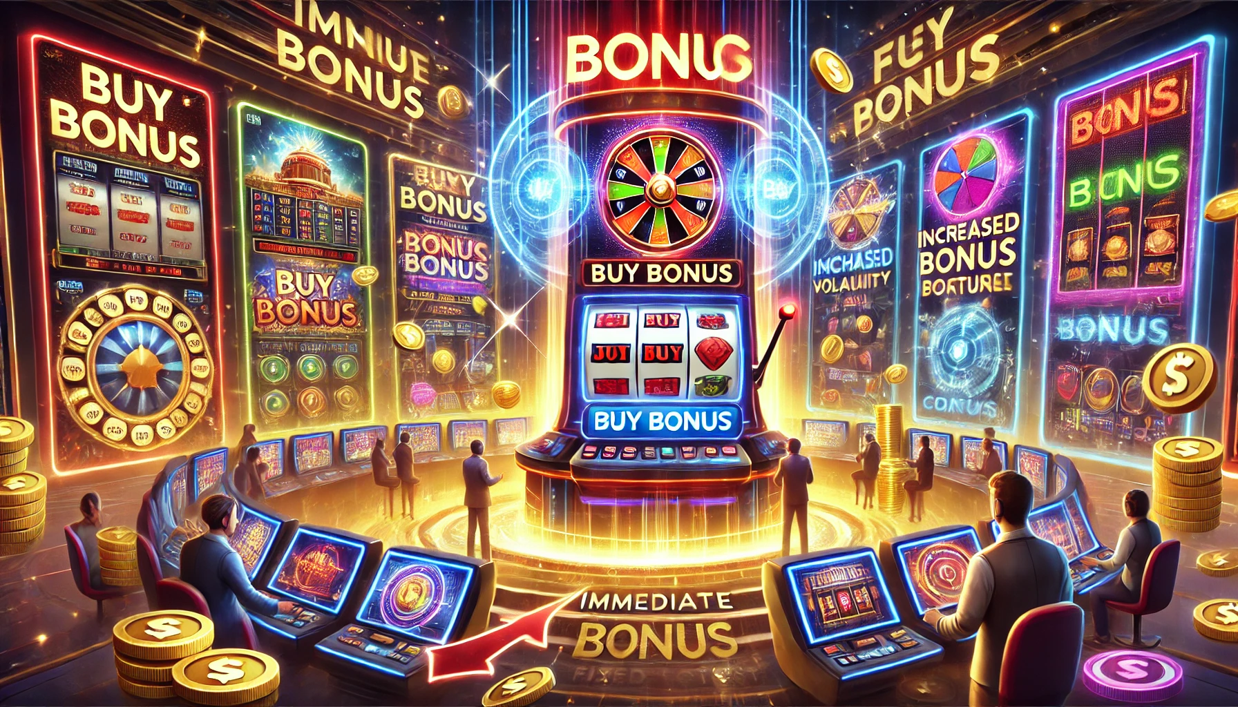 Онлайн слоты с покупкой бонуса: ключевые особенности игрового процесса