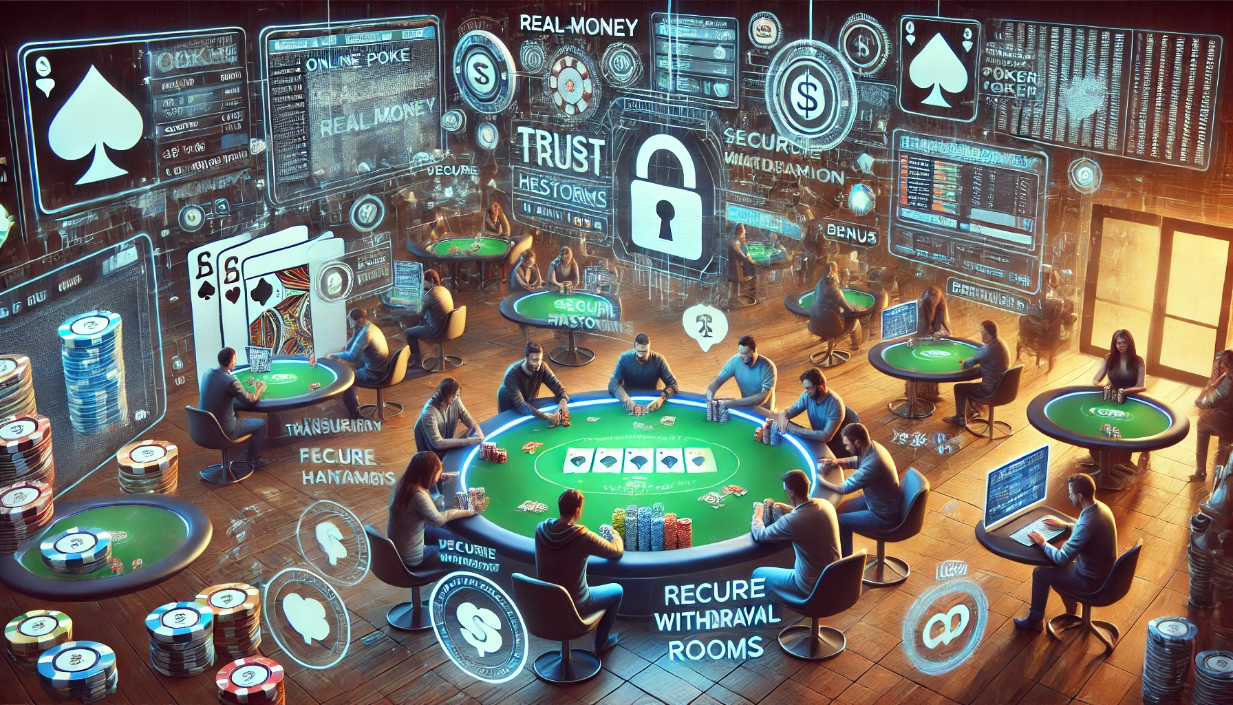 Онлайн-покер на реальные деньги: особенности надежных румов