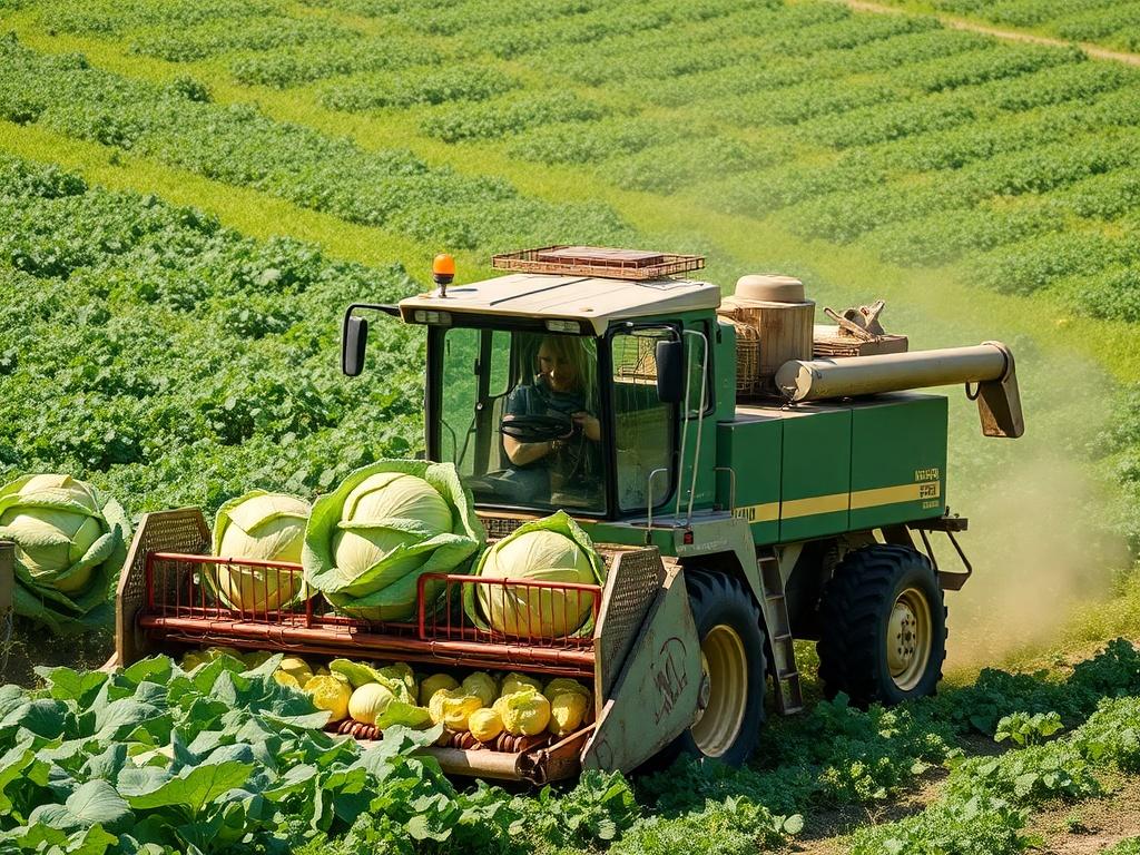 Капустоуборочный комбайн: как техника меняет правила игры на поле